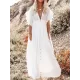 Short Sleeveless V-Back Drawstring Cover-Up Swimwear Short Sleeveless V-Back Drawstring Cover-Up Swimwear