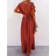 Short Sleeveless V-Back Drawstring Cover-Up Swimwear Short Sleeveless V-Back Drawstring Cover-Up Swimwear