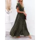 Short Sleeveless V-Back Drawstring Cover-Up Swimwear Short Sleeveless V-Back Drawstring Cover-Up Swimwear