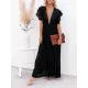 Short Sleeveless V-Back Drawstring Cover-Up Swimwear Short Sleeveless V-Back Drawstring Cover-Up Swimwear
