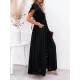 Short Sleeveless V-Back Drawstring Cover-Up Swimwear Short Sleeveless V-Back Drawstring Cover-Up Swimwear