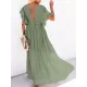 Short Sleeveless V-Back Drawstring Cover-Up Swimwear Short Sleeveless V-Back Drawstring Cover-Up Swimwear