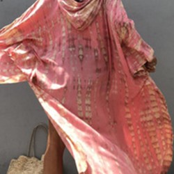 Long Sleeve Floral Hooded Loose Cover-Up Swimwear