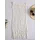 Knitted Hollow See-Through Split-Side Tasseled Cover-Up Swimwear Knitted Hollow See-Through Split-Side Tasseled Cover-Up Swimwear