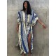 Loose H-Line V-Neck Bandage Snake-Print Cover-Up Swimwear Loose H-Line V-Neck Bandage Snake-Print Cover-Up Swimwear