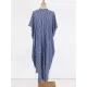 Striped Loose Pocket Cardigan Vacation Beach Cover-Up Swimwear Striped Loose Pocket Cardigan Vacation Beach Cover-Up Swimwear