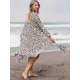Leopard Split-Side Cardigan Vacation Beach Cover-Up Swimwear Leopard Split-Side Cardigan Vacation Beach Cover-Up Swimwear
