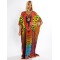 Colorful Leopard Print Loose Split-Side Beach Cover-Up Swimwear