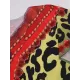 Colorful Leopard Print Loose Split-Side Beach Cover-Up Swimwear Colorful Leopard Print Loose Split-Side Beach Cover-Up Swimwear