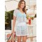 Sexy Crochetgo Hollow Solid Color Cover-Up Swimwear