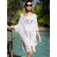 V-Neck Crochetgo Sexy Hollow Vacation Cover-Up Swimwear V-Neck Crochetgo Sexy Hollow Vacation Cover-Up Swimwear