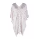 V-Neck Crochetgo Sexy Hollow Vacation Cover-Up Swimwear V-Neck Crochetgo Sexy Hollow Vacation Cover-Up Swimwear