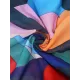 Stylish Contrast Color Chiffon Beach Cover-Up Swimwear Stylish Contrast Color Chiffon Beach Cover-Up Swimwear