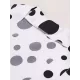 Polka-Dot Print Loose Cardigan Beach Cover-Up Swimwear Polka-Dot Print Loose Cardigan Beach Cover-Up Swimwear