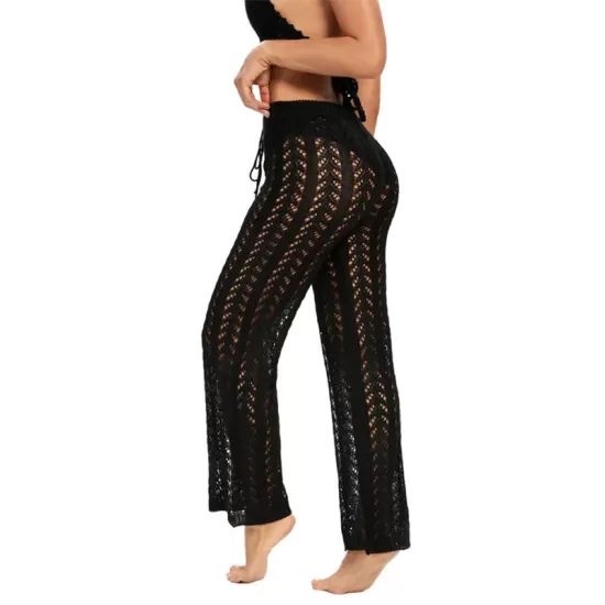 Sexy Crochetgo Hollow Beach Trousers Cover-Ups Sexy Crochetgo Hollow Beach Trousers Cover-Ups