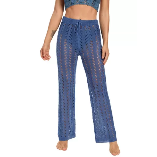 Sexy Crochetgo Hollow Beach Trousers Cover-Ups Sexy Crochetgo Hollow Beach Trousers Cover-Ups