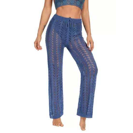 Sexy Crochetgo Hollow Beach Trousers Cover-Ups Sexy Crochetgo Hollow Beach Trousers Cover-Ups