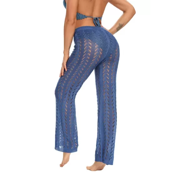 Sexy Crochetgo Hollow Beach Trousers Cover-Ups Sexy Crochetgo Hollow Beach Trousers Cover-Ups