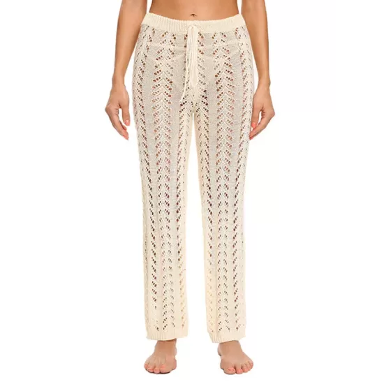 Sexy Crochetgo Hollow Beach Trousers Cover-Ups Sexy Crochetgo Hollow Beach Trousers Cover-Ups