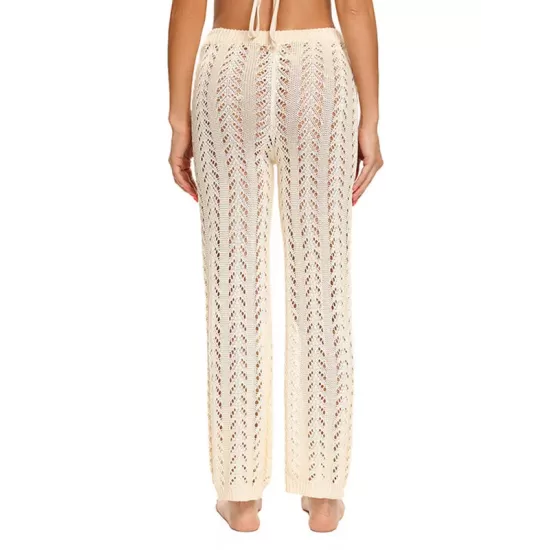 Sexy Crochetgo Hollow Beach Trousers Cover-Ups Sexy Crochetgo Hollow Beach Trousers Cover-Ups