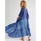 Plaid Chiffon Long-Sleeves Cover-Up Swimwear Plaid Chiffon Long-Sleeves Cover-Up Swimwear