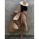 Leaves Printed Cardigan Half-Sleeves Cover-Up Swimwear Leaves Printed Cardigan Half-Sleeves Cover-Up Swimwear