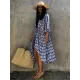 Leaves Printed Cardigan Half-Sleeves Cover-Up Swimwear Leaves Printed Cardigan Half-Sleeves Cover-Up Swimwear