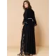 Embroidered And Lace-Up Long Sleeves Cover-Ups Tops Embroidered And Lace-Up Long Sleeves Cover-Ups Tops