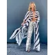 Sexy Zebra Pattern Half Sleeve Wide Belt Cover-Ups Tops Sexy Zebra Pattern Half Sleeve Wide Belt Cover-Ups Tops