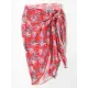 Three-Piece Floral Print Bandage Tie Side Bikini Swimwear Three-Piece Floral Print Bandage Tie Side Bikini Swimwear
