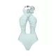 Backless Flower Print Flower Shape Hollow Cover-Ups&One-Piece Swimwear Backless Flower Print Flower Shape Hollow Cover-Ups&One-Piece Swimwear