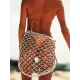 Knitted Hollow Sexy Triangle Scarf Shawl Cover-Up Swimwear Knitted Hollow Sexy Triangle Scarf Shawl Cover-Up Swimwear