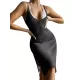 Solid Color Knitting Split-Side Cover-Up Solid Color Knitting Split-Side Cover-Up