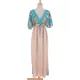 Short Sleeve Floral V-Neck Drawstring Midi Dress Cover-Up Swimwear Short Sleeve Floral V-Neck Drawstring Midi Dress Cover-Up Swimwear