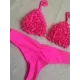 Ribbed Triangle Top With Panty Bikini Set Ribbed Triangle Top With Panty Bikini Set