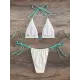 Vacation Tie Side Halter-Neck Bikini Swimsuit Vacation Tie Side Halter-Neck Bikini Swimsuit