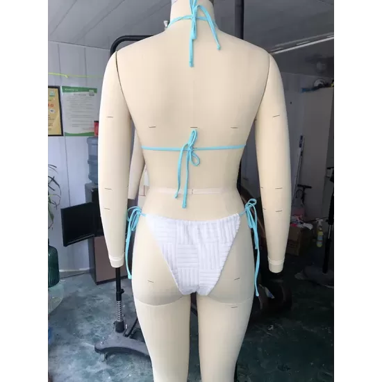 Vacation Tie Side Halter-Neck Bikini Swimsuit Vacation Tie Side Halter-Neck Bikini Swimsuit