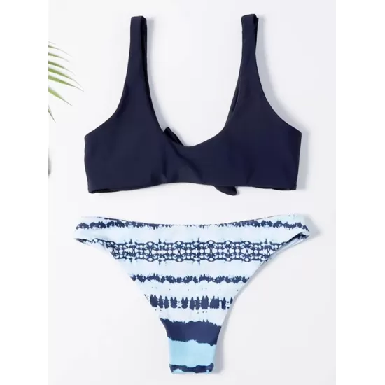 Tie-Dyed Split-Joint Split Bikini Swimsuit Tie-Dyed Split-Joint Split Bikini Swimsuit