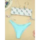 Freshness Dinosaurs Printed Lace-Up Bikini Swimwear Freshness Dinosaurs Printed Lace-Up Bikini Swimwear