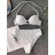 Shell Type Solid Color Split Bikini Swimsuit Shell Type Solid Color Split Bikini Swimsuit