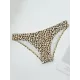 Floral-Print Triangles Backless Split Bikini Swimsuit Floral-Print Triangles Backless Split Bikini Swimsuit