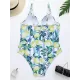 Spaghetti-Neck Fruit Printed Underwired One-Piece Swimwear Spaghetti-Neck Fruit Printed Underwired One-Piece Swimwear