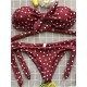 Knot Polka-Dot Bikinis Swimwear Knot Polka-Dot Bikinis Swimwear