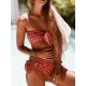 Knot Polka-Dot Bikinis Swimwear Knot Polka-Dot Bikinis Swimwear