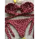 Knot Polka-Dot Bikinis Swimwear Knot Polka-Dot Bikinis Swimwear