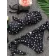 Knot Polka-Dot Bikinis Swimwear Knot Polka-Dot Bikinis Swimwear