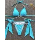 Gorgeous Embellished Bandage Triangles Split Bikini Swimsuit Gorgeous Embellished Bandage Triangles Split Bikini Swimsuit