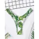 Floral-Print Triangles Low Waist Bikini Pants Floral-Print Triangles Low Waist Bikini Pants