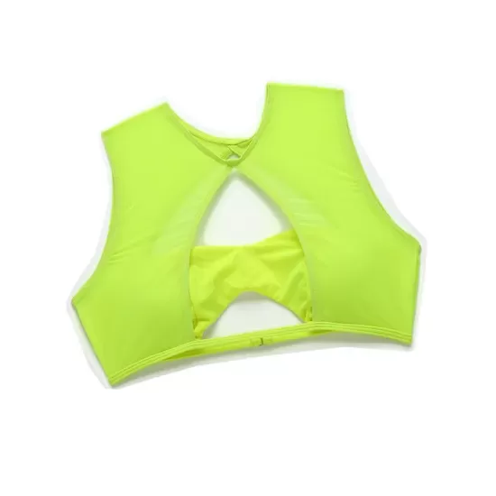 Fluorescent Hollow Split-Joint Split Bikini Swimsuit Fluorescent Hollow Split-Joint Split Bikini Swimsuit