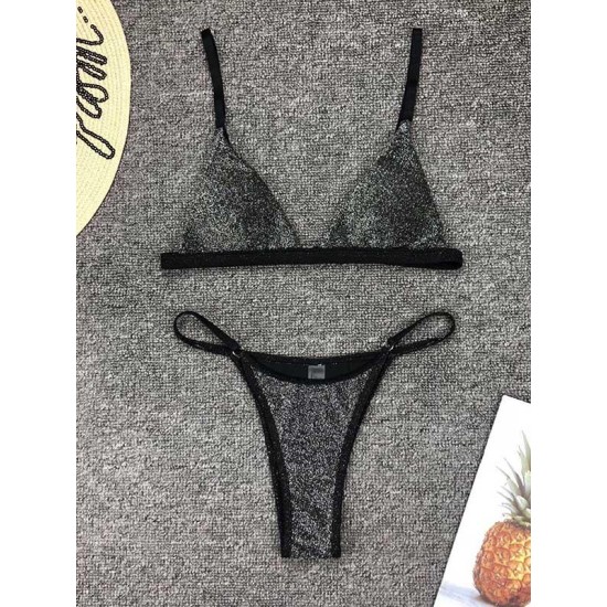 Shiny Purl Bikini Swimsuit Shiny Purl Bikini Swimsuit